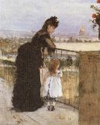 Berthe Morisot On the Balcony oil on canvas